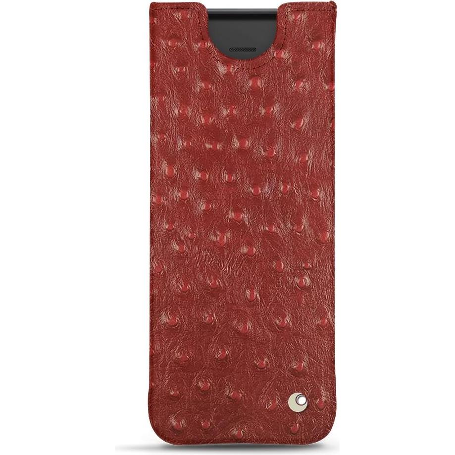 Noreve Lederschutzhülle (Samsung Galaxy Fold), Smartphone Hülle, Rot