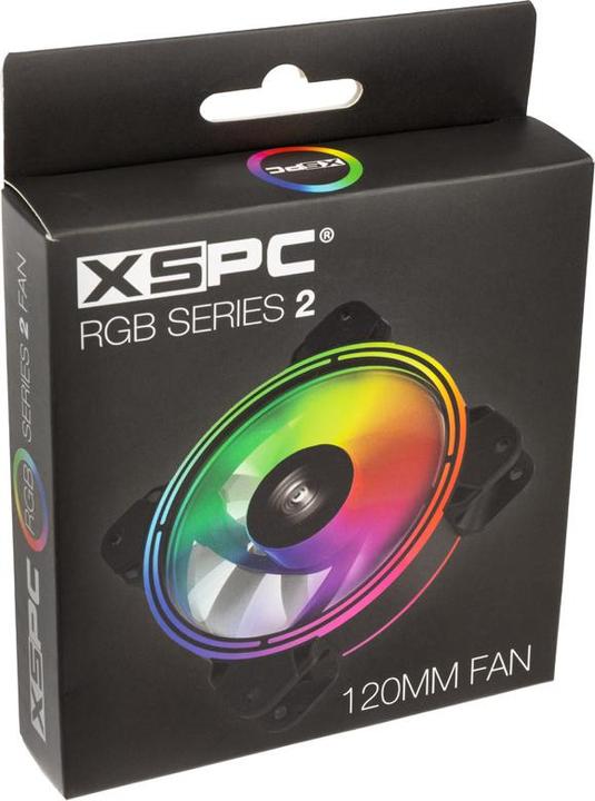 Actual product image XSPC RGB Series 2 ARGB PWM fan (120 mm, 1 x)