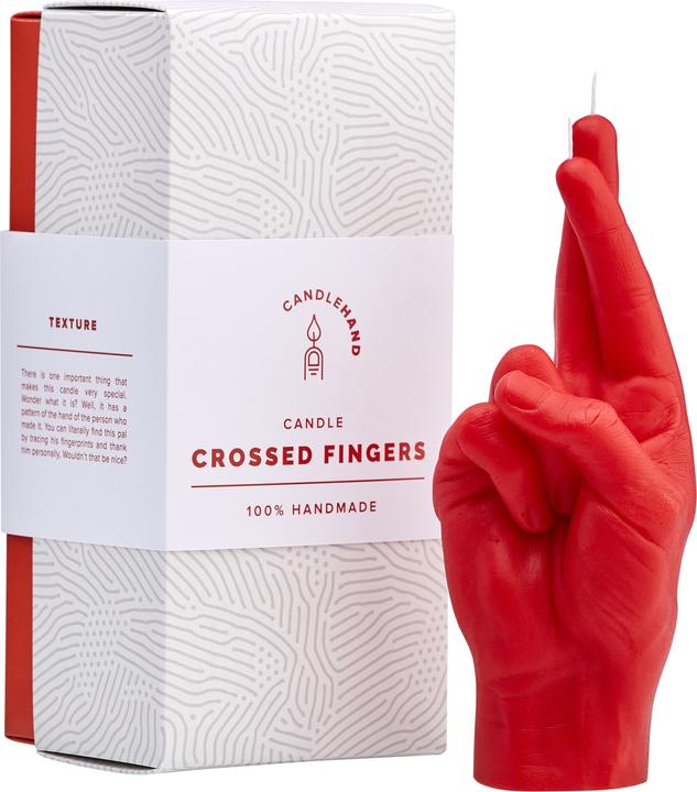 Actual product image Candle Hand crossed fingers (1 pcs.)