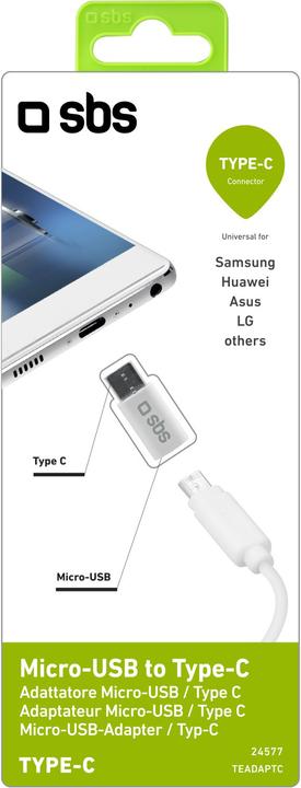 Produktbild SBS Typ C Adapter (Micro USB-B)