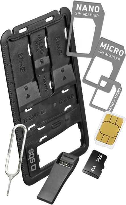 SBS Adapter set voor SIM / TF kaarten