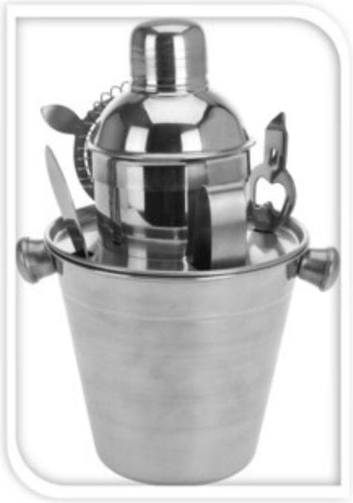 Image du produit Excellent Houseware Accessoires de bar & shaker à cocktail, 6 pcs. (Set de cocktail)