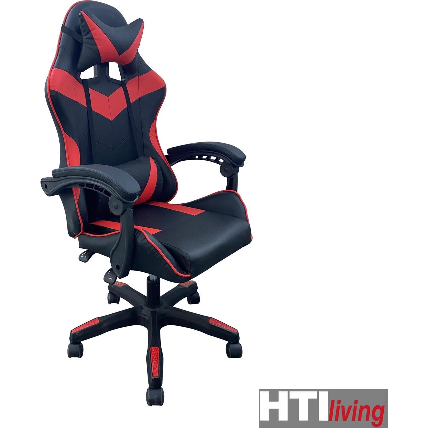 HTI-Living Krit Racer, Gaming Stuhl, Schwarz
