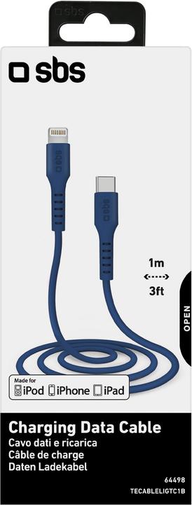 Produktbild SBS Daten- und Ladekabel Lightning - Typ C (1 m, USB 3.2 Gen 1)