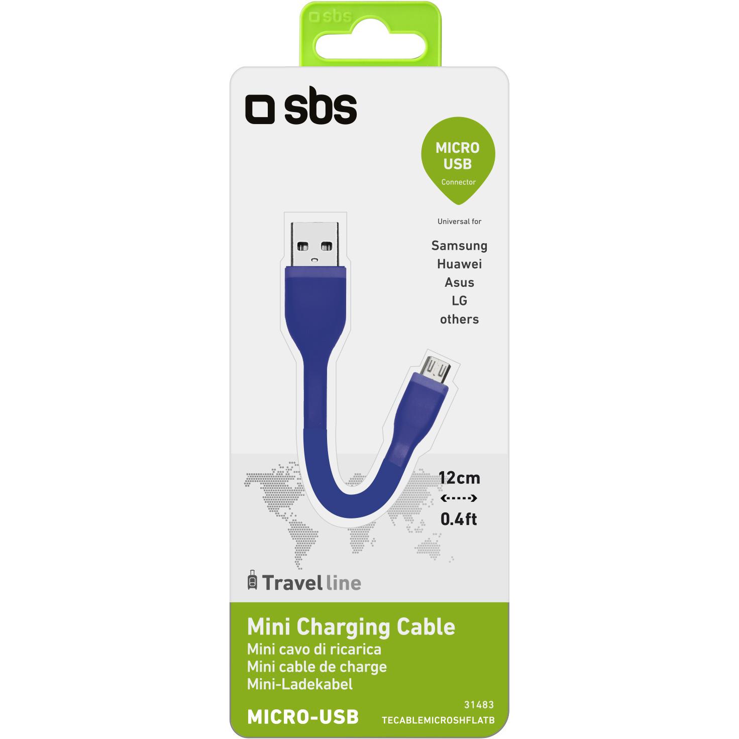 Thumbnail - SBS Mini-Ladekabel Micro-USB, USB Kabel