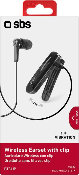 Image du produit SBS Casque sans fil avec clip (96 h, Sans fil)