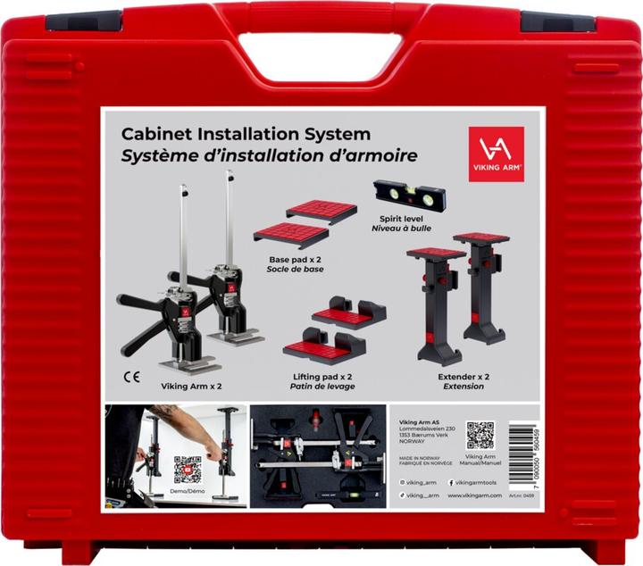 Image du produit Viking Arm Ensemble de montagnes de Schrank dans le Koffer (360 mm)