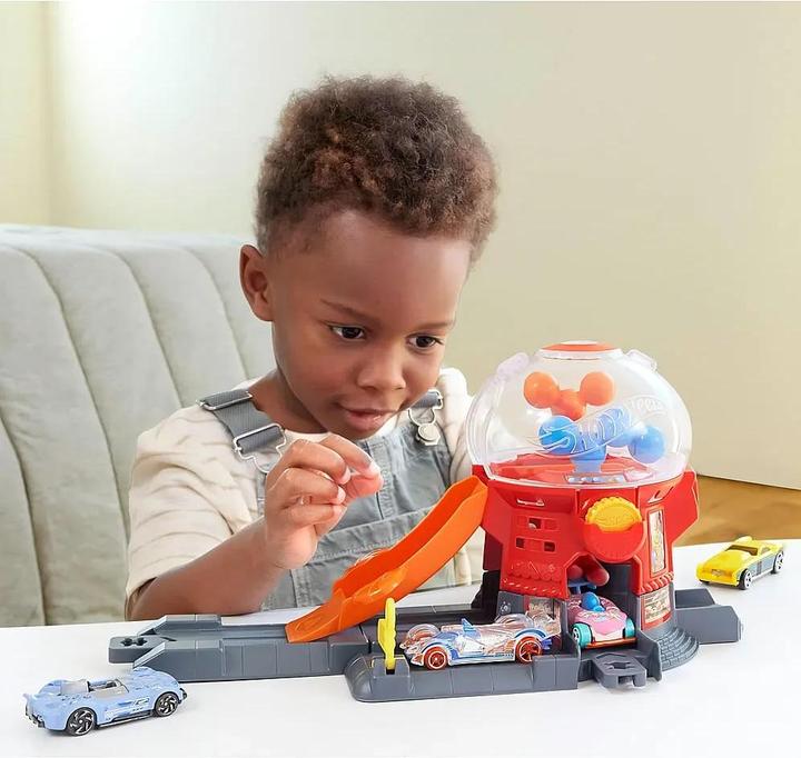 Image du produit Mattel Hot Wheels City Kaugummiladen Spielset mit Auto