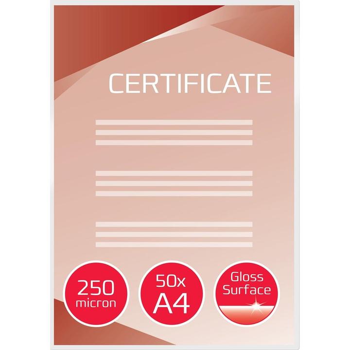 Produktbild GBC DOCUMENT POUCH - Heisslaminier-Folientaschen (A4, 50 Stück, 250 µm)