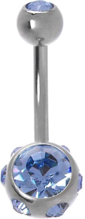 Image du produit Bijouteria Piercing nombril (Cristallin, Acier chirurgical 316L)