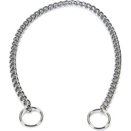 Beeztees COLLARE A CATENA CROMATO BZ 2,0X40 (Cane, Sport cane), Collare + Guinzaglio