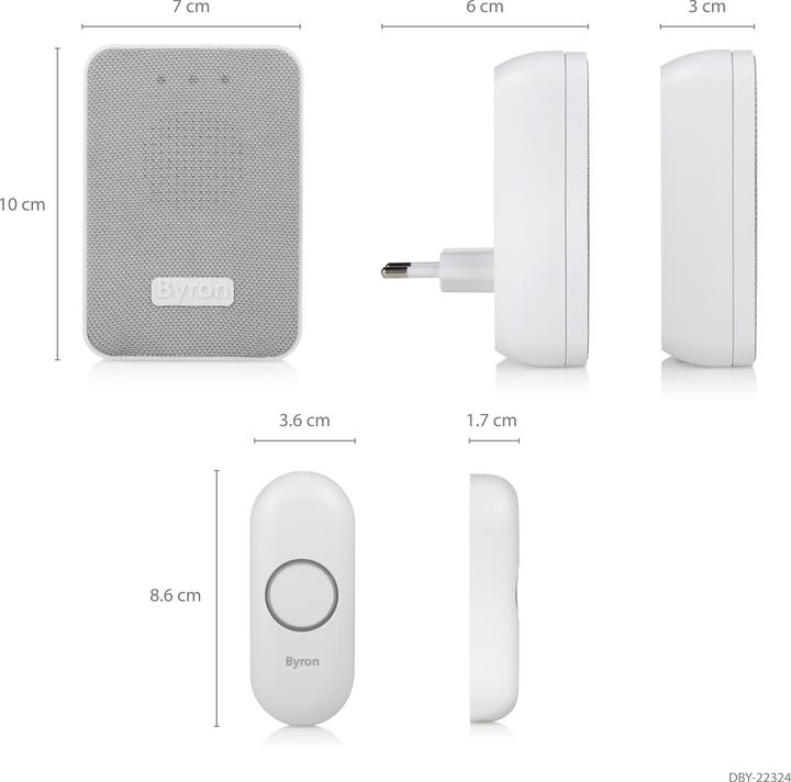 Actual product image Byron DBY-22324 (Wireless)