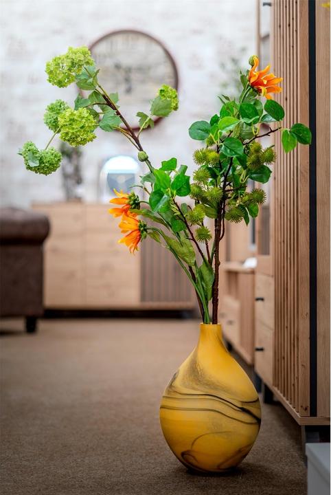 Actual product image HTI-Living Chrysantheme 74 cm Orange (74 cm)