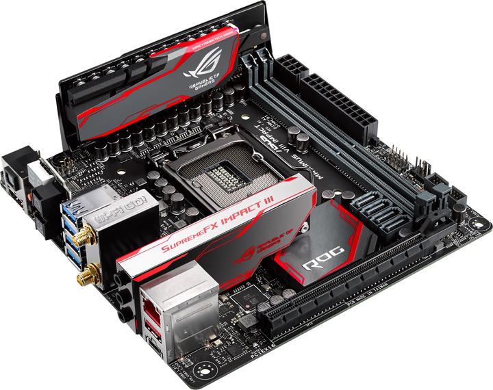 Produktbild ASUS Maximus VIII Impact (LGA 1151, Intel Z170, Mini-ITX)