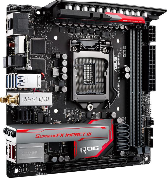 Produktbild ASUS Maximus VIII Impact (LGA 1151, Intel Z170, Mini-ITX)