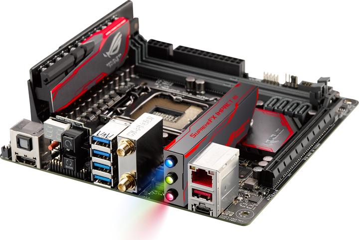 Produktbild ASUS Maximus VIII Impact (LGA 1151, Intel Z170, Mini-ITX)