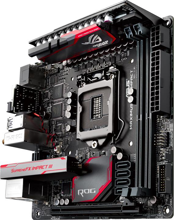 Produktbild ASUS Maximus VIII Impact (LGA 1151, Intel Z170, Mini-ITX)