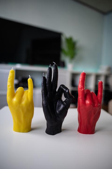 Image du produit Candle Hand Ok (1 pcs)
