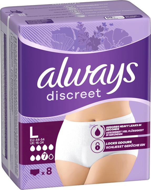 Produktbild Always Discreet (32x, Large)