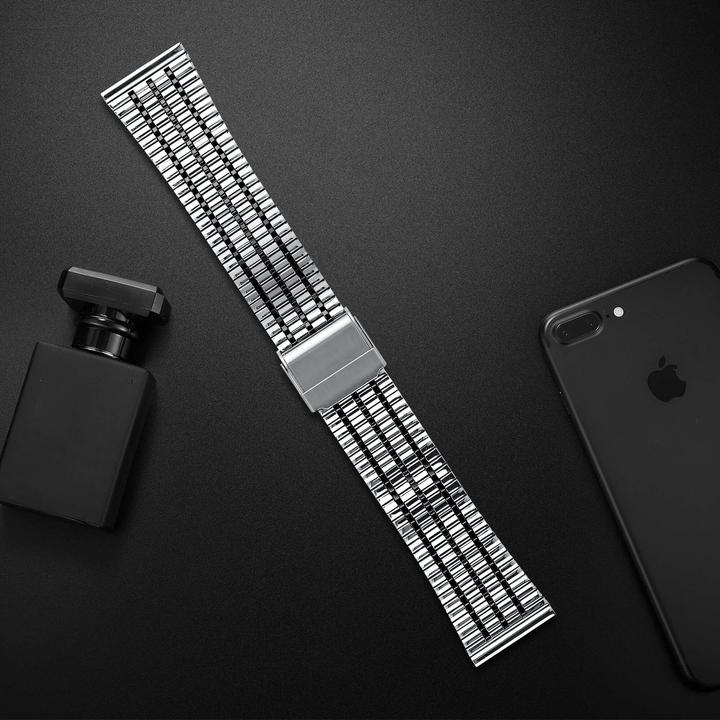 Actual product image Strap-it Steel bracelet (20 mm, Stainless steel, Pacer)