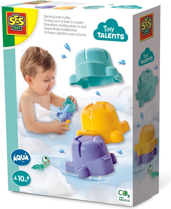 Actual product image Ses Stackable Turtles by Tiny Talents in Bath