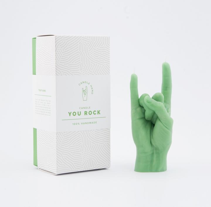 Actual product image Candle Hand You Rock (1 pcs.)