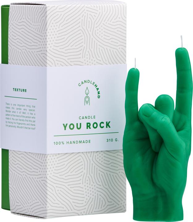 Actual product image Candle Hand You Rock (1 pcs.)