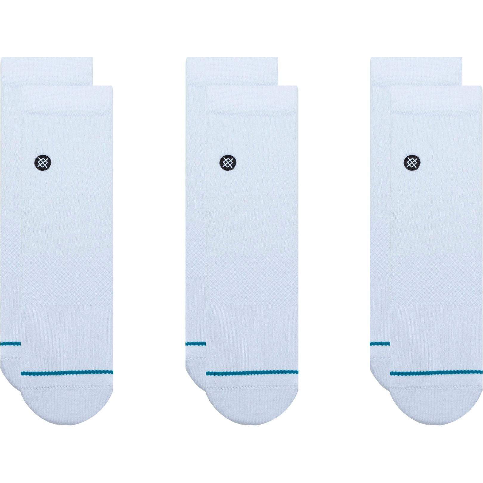 Thumbnail - Stance, Unisex, Socken, Icon Quarter, Weiss, (3er Pack, 38 - 42)