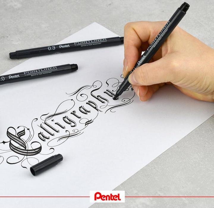 Image du produit Pentel Fineliner Pigment (Noir, 1x)