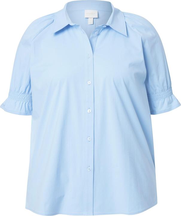 Actual product image Ulla Popken Eco Cotton Short Sleeve Ruffle Cuff Blouse (42, 44)