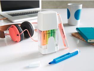 Immagine prodotto STABILO evidenziatore swing cool (Arancia, Giallo, Verde, Blu, Pink, Turchese, 4 mm, 6 x)