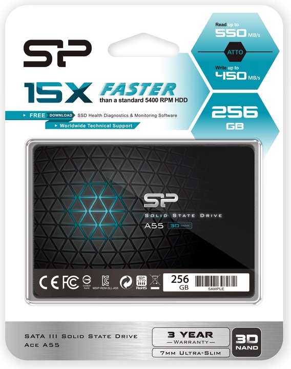 Immagine prodotto Silicon Power Asso A55 (256 GB, 2.5")