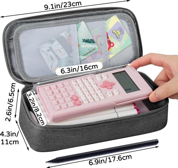 Produktbild Only-Bags.Store Federmäppchen mit 5 Fächern, grosse Federmäppchen Tasche Halter Schreibwaren Zippered Desk Organizer