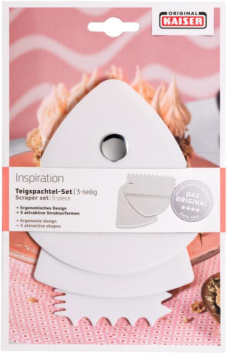 Actual product image Kaiser Pastry spatula set 3 pieces Pâtisserie