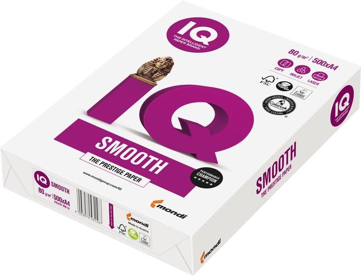 Produktbild Mondi Premium-Büropapier IQ Selection Smooth (80 g/m², 500 x, A4)