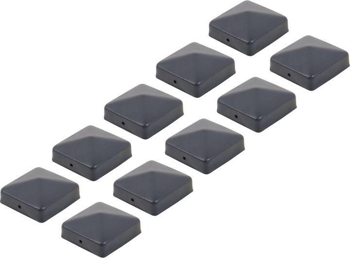 Actual product image GAH Post cap 100x100mm angular flat shape hot-dip galvanised