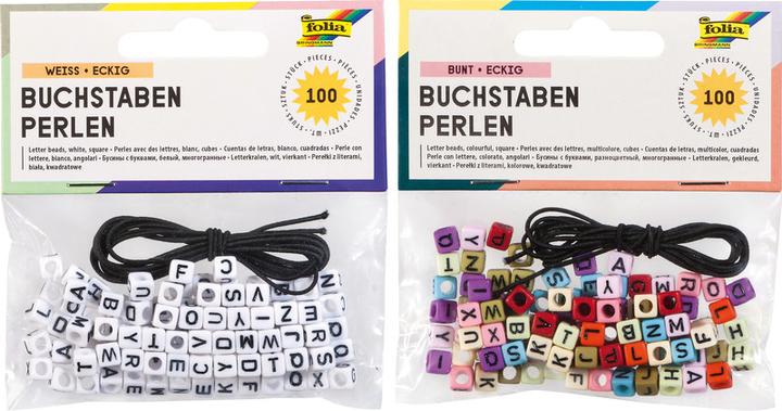 Produktbild Folia Buchstaben Perlen
