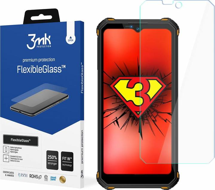Actual product image 3MK Oukitel WP15 - FlexibleGlass™ (1 pcs., Oukitel WP15)