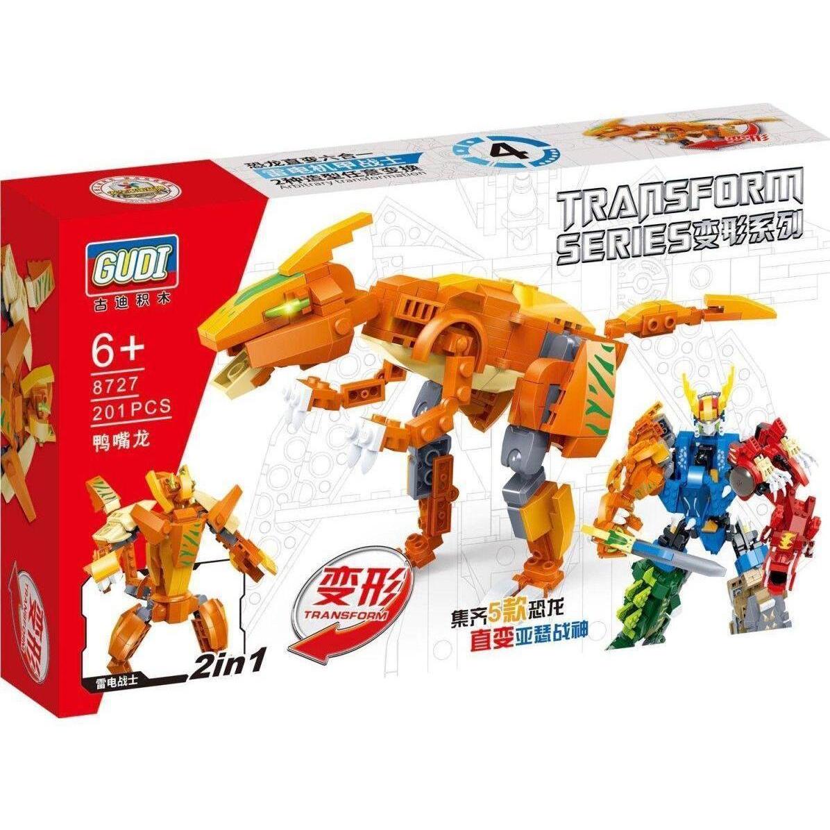 Gudi 8727 - Transform Mecha-Dino Parasaurus (8727)