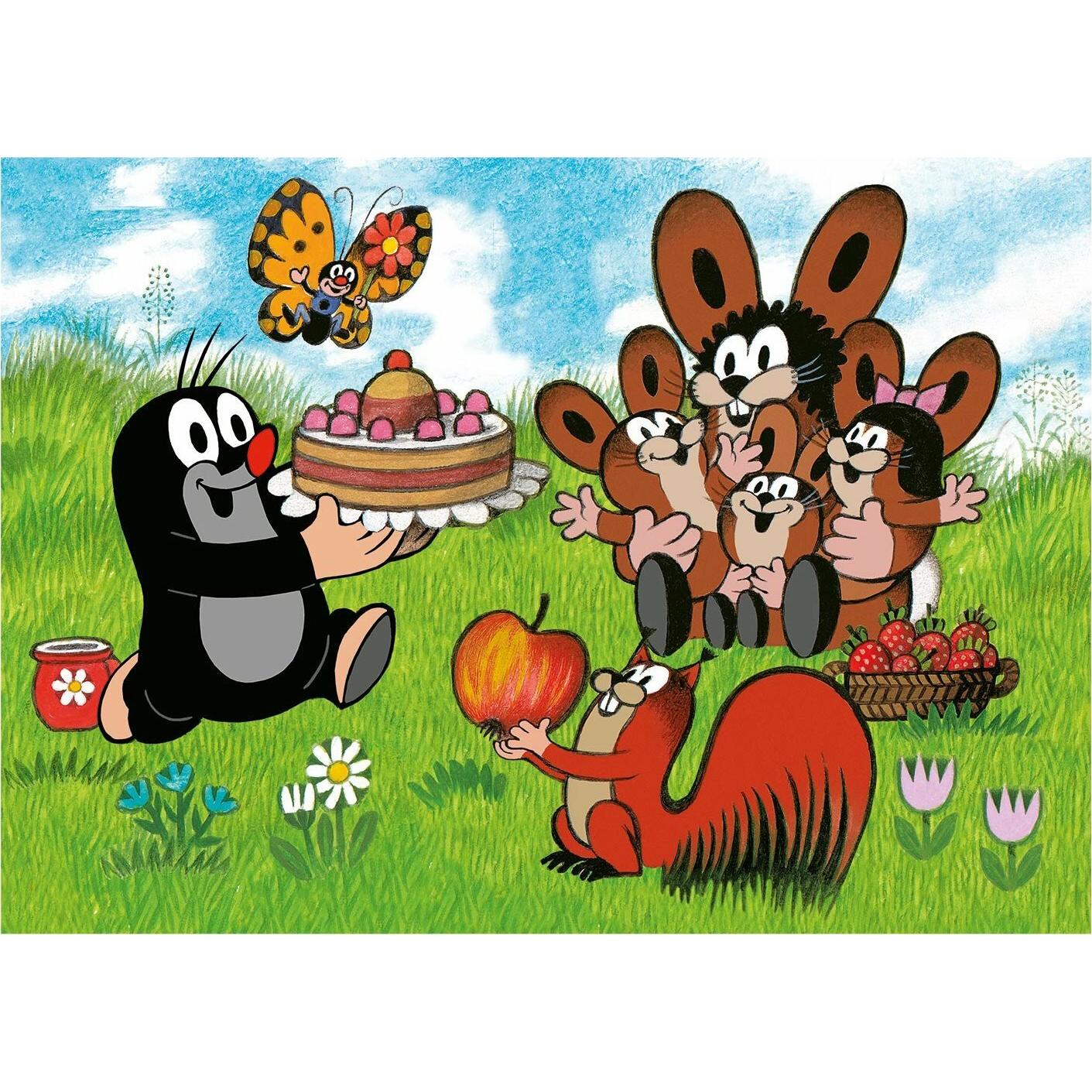 Thumbnail - Dino 24 Stk. - Der Maulwurf und seine Freunde: Geburtstag (24 Teile)