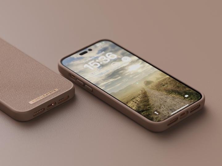 Produktbild Njord Hard-Cover Tonal Case Pink Sand (Apple iPhone 14 Pro Max)