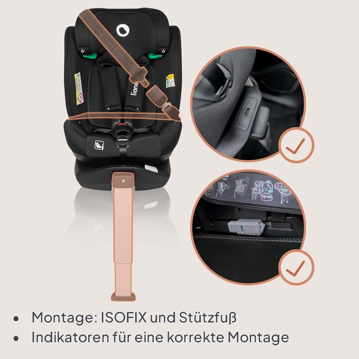 Actual product image Lionelo Braam I-Size (Reboarder, ECE R129/i-Size Standard)