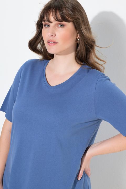 Produktbild Ulla Popken T-Shirts, 2er-Pack, V-Ausschnitt, Halbarm (42, 44)