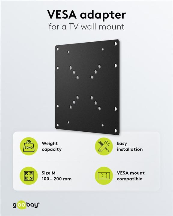 Immagine prodotto Goobay Adattatore Vesa (Muro, 81", 30 kg)