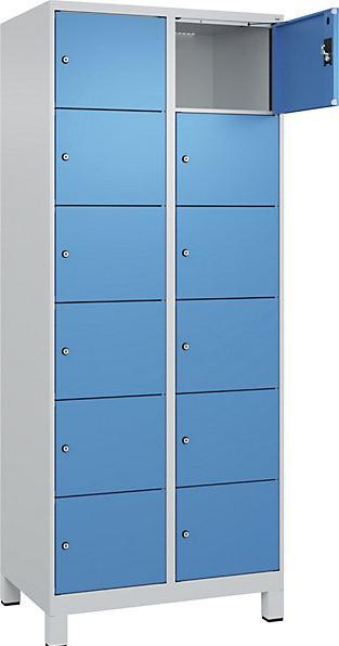 Actual product image kaiserkraft 6-compartment locker Evolo PLUS (80 cm, 195 cm)