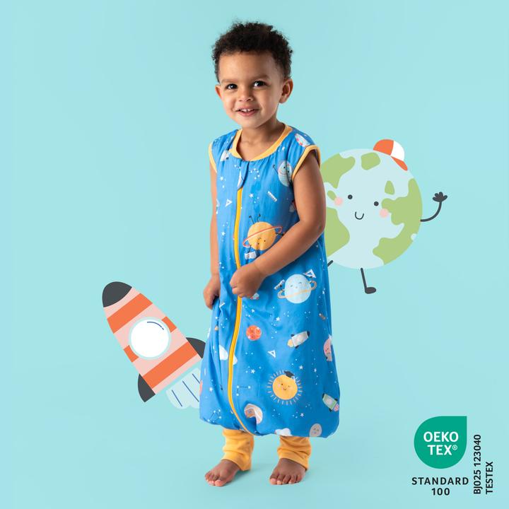 Actual product image Schlummersack Sleeping Bag with Feet & Foldable Feet Covers - 1.0 TOG (60 cm, 1.0 TOG, Autumn, Spring)