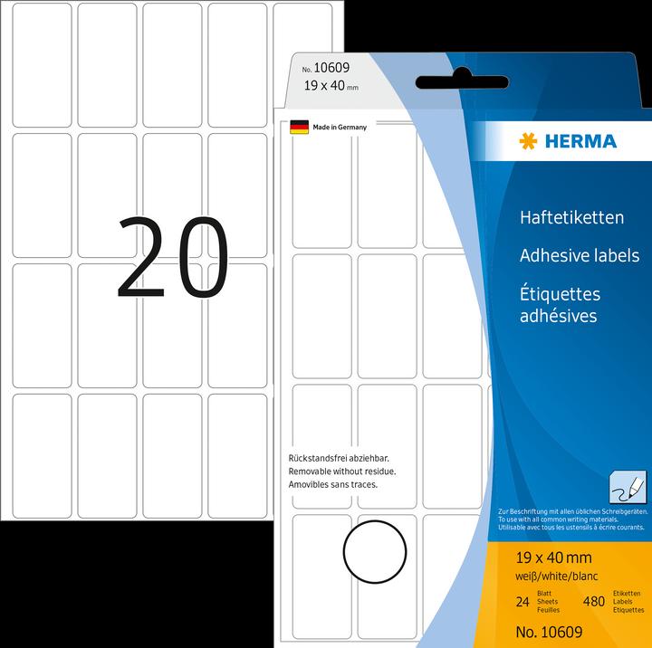 Produktbild Herma Ablösbare Vielzweck-Etiketten