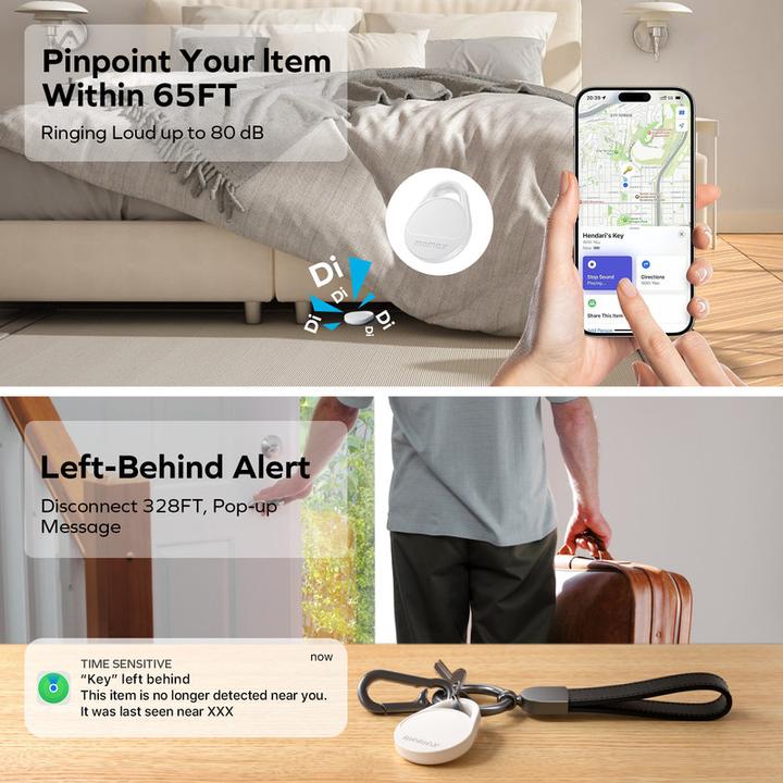 Image du produit Momax Pinpop Keyfinder - Blanc (iOS)