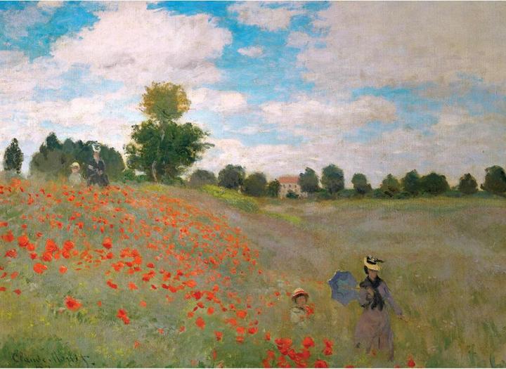 Produktbild Eurographics Mohnfeld von Claude Monet (1000 Teile)