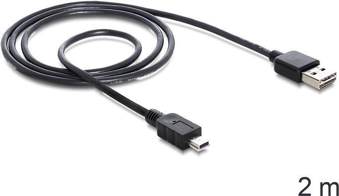 Immagine prodotto Delock Cavo USB2.0 Easy A-MiniB: 2m (2 m, USB 2.0)